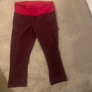 Cropped running pants